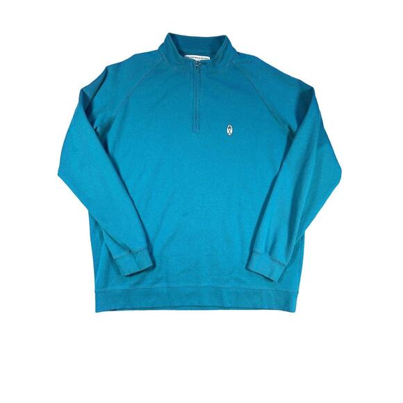 Holderness & Bourne Mens Sz XL The Robbins Pullover Blue Tailored Golf Business - Picture 1 of 9